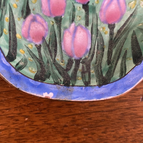 Kelvin Chen 2002 Tulips “Queen of the Night” eyeglass holder - Picture 5 of 5